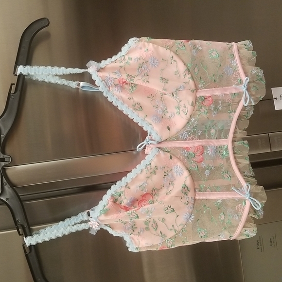 💕FOR LOVE AND LEMONS💕 Swaying Rose Bustier ~ Large L NWT - Picture 13 of 16